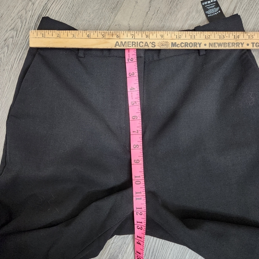 Aritzia Babaton Agency Cropped Pant Black City Wool Size 10 - Picture 15 of 15